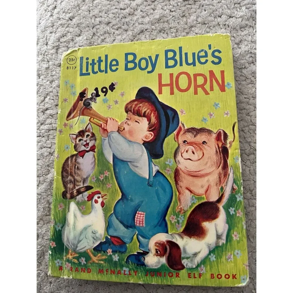 Vintage  Little Boy Blues Horn Book‎